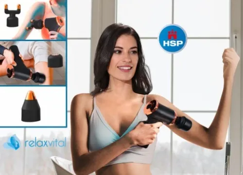 MASAŻER WIBRACYJNY PISTOLET DO MASAŻU MASSAGE GUN na Arena.pl