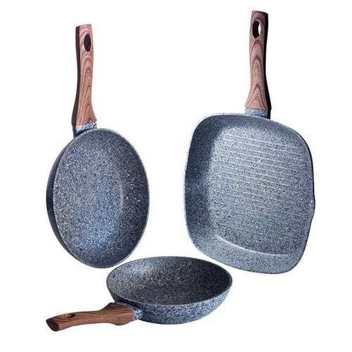 zestaw 3 patelni granitowych berlinger haus bh-1215 na Arena.pl
