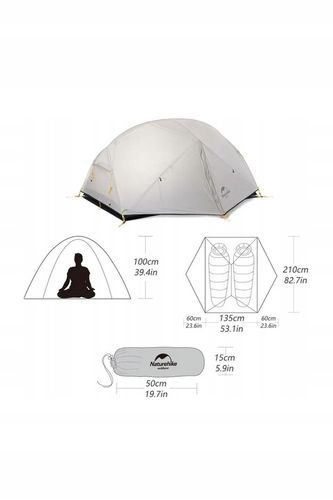 Namiot Naturehike Mongar 2 210T NH17T007-M Forest Green na Arena.pl