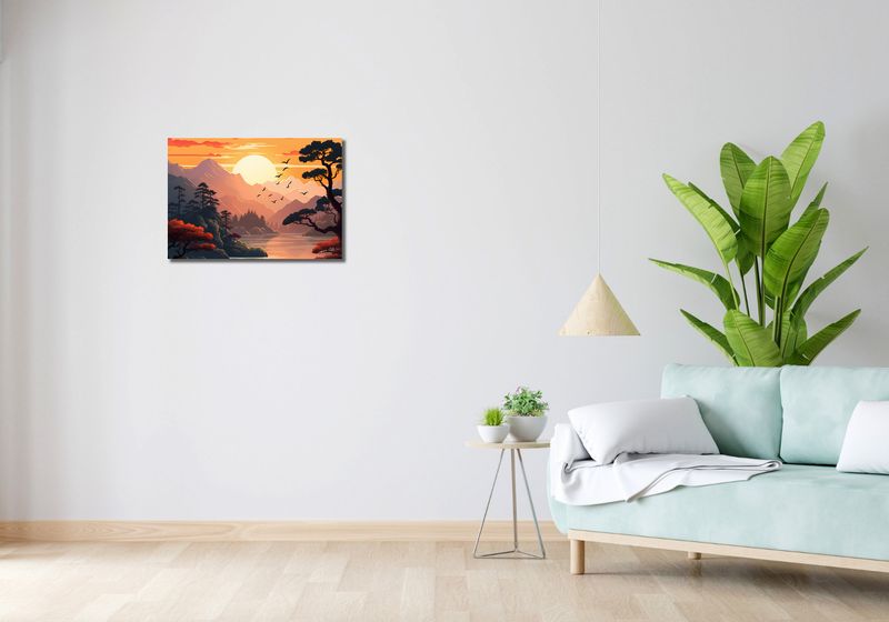 Obraz 60x40cm Złoty Zachód zdjęcie 2