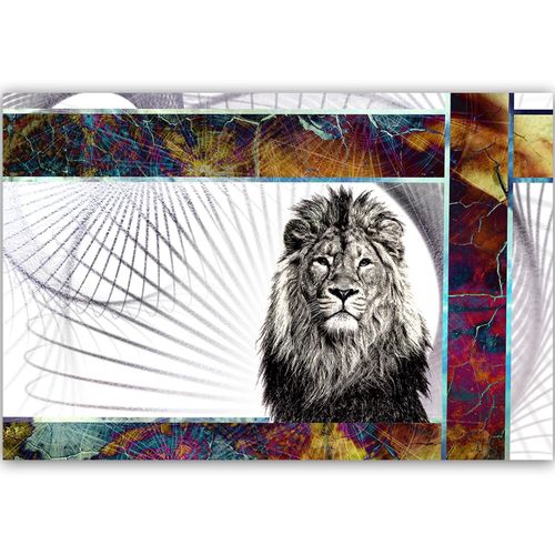 Deco Panel, Majestatyczny lew 90x60 na Arena.pl