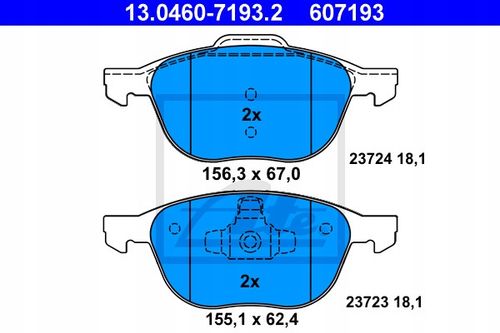 TARCZA HAM PRZOD 278X25 V ATE na Arena.pl