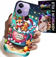 ETUI DO OPPO A40 / A40M - RENIFER Z PIERNIKIEM MERRY CHRISTMAS