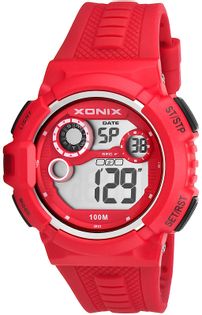 Xonix Uniwersalny zegarek sportowy, multifunkcyjny, podświetlenie, WR 100M, antyalergiczny