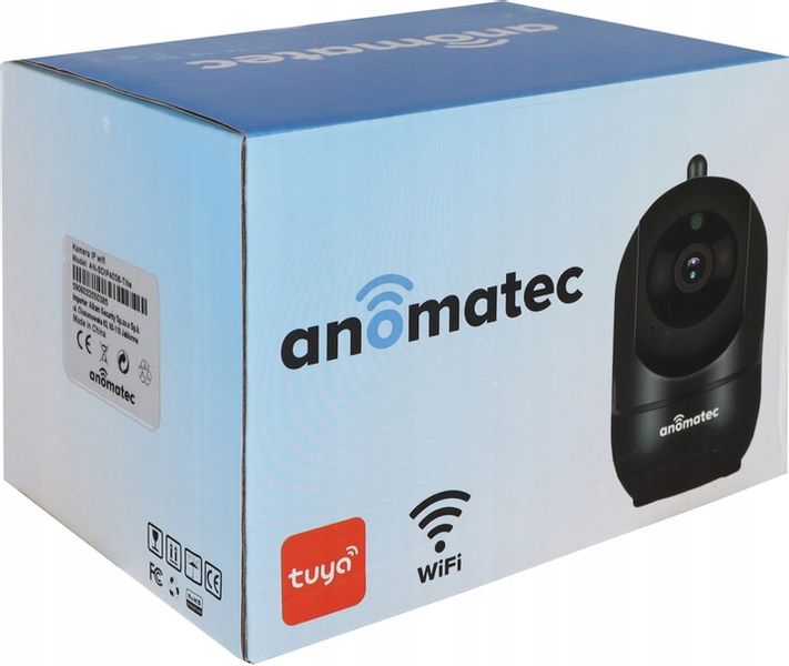 CZARNA KAMERA BEZPRZEWODOWA WIFI 4MPX WEWNETRZNA NIANIA IP APLIKACJA TUYA zdjęcie 8