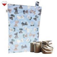 WOREK na Pieluszki PUL  PIESKI NIEBIESKIE Worki na Pieluszki NappiMe