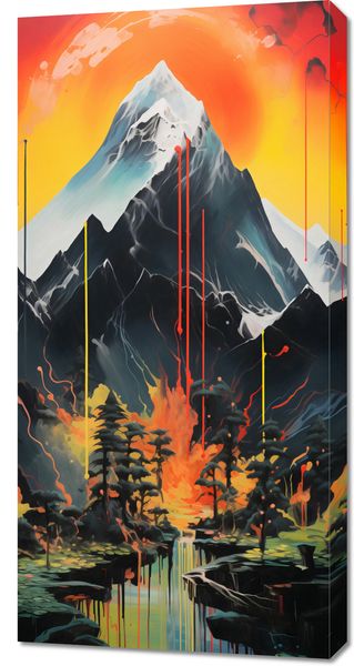 Obraz 50x100cm Górska Alchemia zdjęcie 1