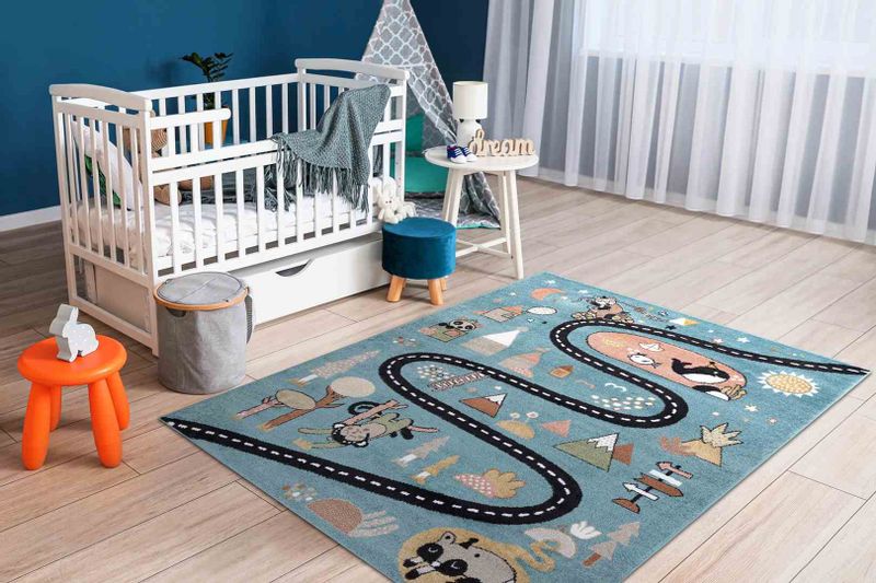 RUG/LU/BEO/ROUTE/BLUE/140x190 zdjęcie 2