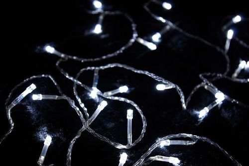 Świąteczny LED łańcuch - 18 m, 200 LED, zimna biel na Arena.pl