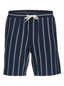Jack&Jones męskie szorty w paski JPSTJAIDEN COBA STRIPE JOG SHORTS REG SN 12274413 SKY CAPTAIN/STRIPES L