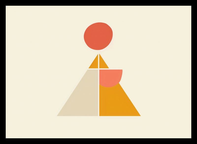 Plakat 35x25cm Piramida Równowagi zdjęcie 2