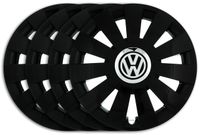 KOŁPAKI 14 VW VOLKSWAGEN T2 T3 Up Golf CZARNE BTC