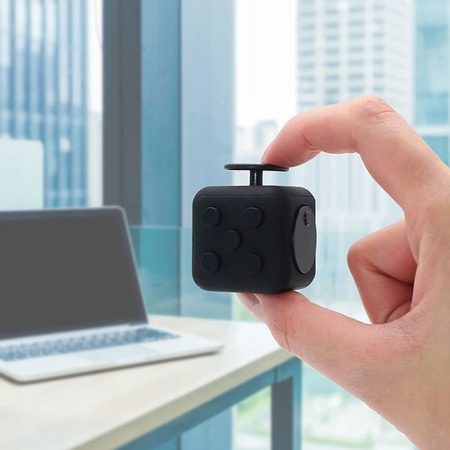 4X HAND CUBE KOSTKA ANTYSTRESOWA FIDGET CUBE TOYS przyciski pokrętła w dłoń na Arena.pl