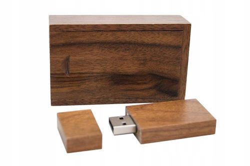 Pendrive drewniane USB 16 GB + pudełko + GRAWER na Arena.pl