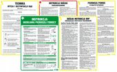 ZESTAW INSTRUKCJI TABLIC BHP PPOŻ PIERWSZA POMOC