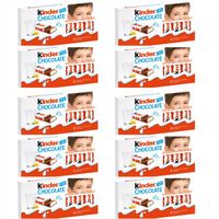 CZEKOLADA FERRERO KINDER CHOCOLATE 100G 10 Opakowań