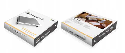 JCPAL HUB Podstawka 11w1 HDMI VGA 2x USB-C 3x USB czytnik microSD SD jack na Arena.pl