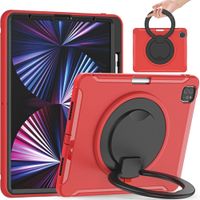 Etui do iPad Pro 12.9" Obrotowa Podstawka i Miejsce na Rysik Czerwone