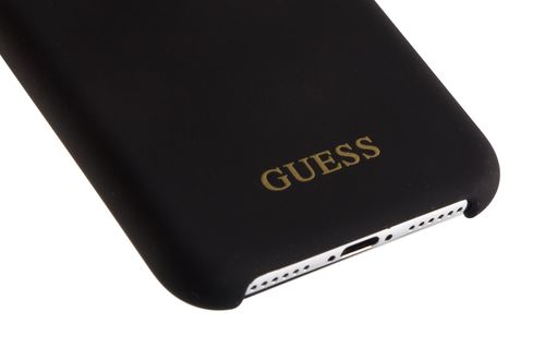 GUESS SILICONE CASE - iPhone XS Max - BLACK na Arena.pl