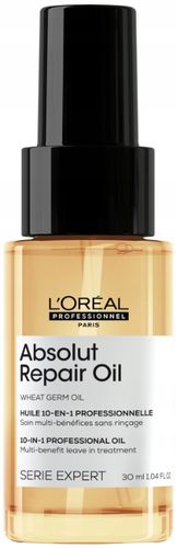 LOREAL ABSOLUT REPAIR regenerujący olejek do włosów zniszczonych 10w1 30 ml na Arena.pl