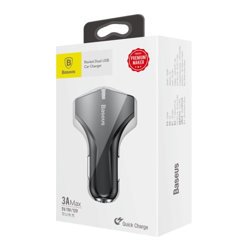 ŁADOWARKA SAMOCHODOWA BASEUS SMALL ROCKET QC3.0 na Arena.pl