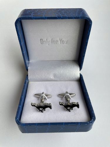 Srebrne spinki do mankietów EXC Ford Mustang GT Bullitt na Arena.pl