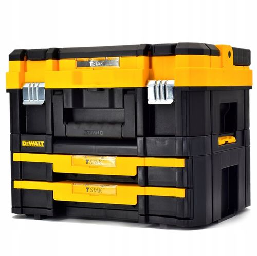 Zestaw combo skrzyń organizer DEWALT TSTAK DWST1-70706 + DWST1-70704 na Arena.pl