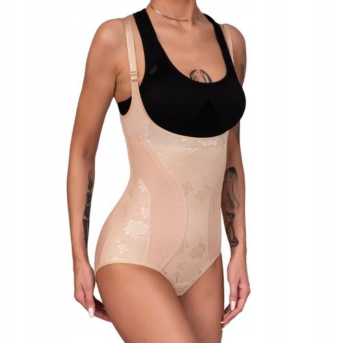 MOCNO wyszczuplające BODY modelujące KORYGUJĄCY gorset na Arena.pl