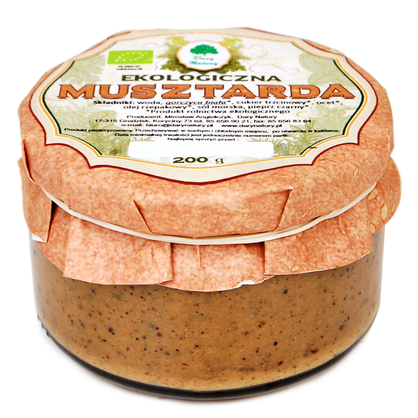Musztarda BIO 200 g - Dary Natury zdjęcie 1