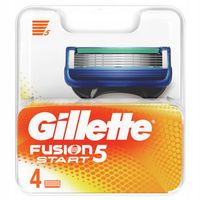 4 szt Gillette Fusion 5 Wkłady NOŻYKI OSTRZA 4 Szt. FOLIA ORYGINAŁ *GERMANY
