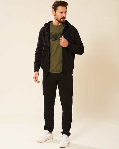 Bluza męska z kapturem czarna Ludwik Rozmiar - S na Arena.pl