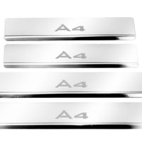 Listwa progowa AUDI A4 B9 Stal nierdzewna 304 połysk 4szt