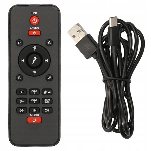 PROJEKTOR GWIAZD RZUTNIK NIEBA LAMPKA NOCNA LED GŁOŚNIK BLUETOOTH + PILOT na Arena.pl