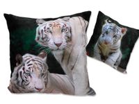 Poduszka z wypełnieniem/suwak - Tygrysy (CARMANI)