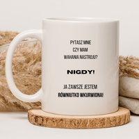 CHAMSKI KUBEK BEZ CENZURY | ŚMIESZNY PREZENT | DO PRACY BIURA DOMU | 330 ml