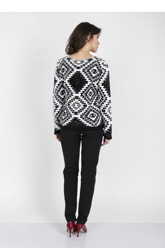 Sweter SWE101 Black/White - MKM na Arena.pl