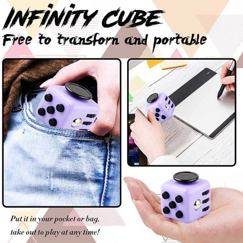 4X HAND CUBE KOSTKA ANTYSTRESOWA FIDGET CUBE TOYS przyciski pokrętła w dłoń na Arena.pl