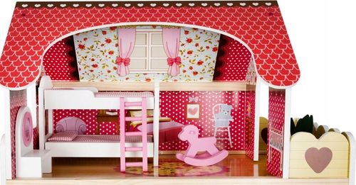 Gigantyczny drewniany domek do zabawy dla dziecka na Arena.pl