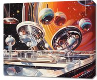 Obraz 70x60cm Orkiestra Sfer