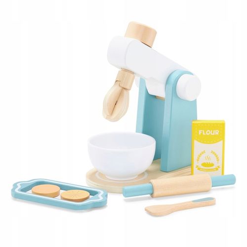 Zabawka Edukacyjna DREWNIANY MIKSER BLENDER ROBOT KUCHENNY DLA DZIECI 3+ na Arena.pl