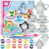 Porcelanowy Zestaw Do Herbatki DIY do Pomalowania farbami
