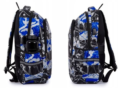 Tornister szkolny plecak młodzieżowy we wzory Duży 24L 3 kolory Klasa 4-8 na Arena.pl