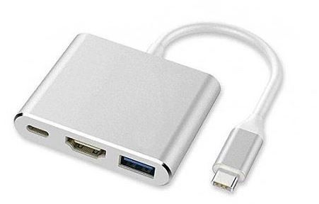 Adapter USB-C do MacBook Multiport HDMI, VGA, USB 3.0, PD USB-C 3.1 4K zdjęcie 5