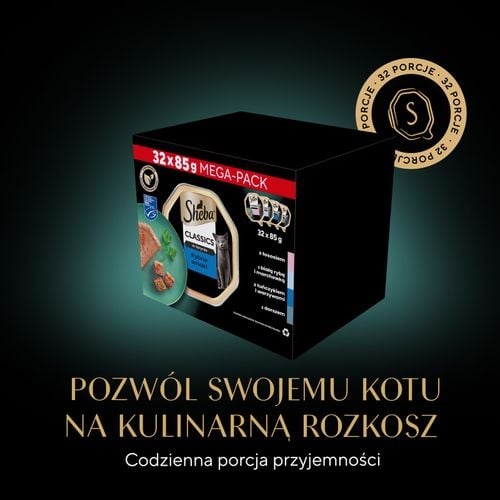 sheba® classics rybne smaki 32x85g na Arena.pl