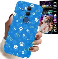 ETUI DO HUAWEI MATE 20 LITE - ŁAPKI KOŚCI PIES PATROL WZORY DLA DZIECI