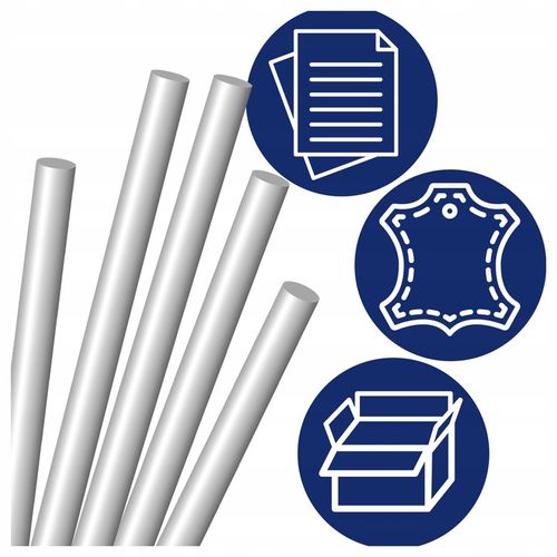 KLEJ do PISTOLETU NA GORĄCO 11 mm x 300 mm 1KG wkłady bezbarwne 35 na Arena.pl