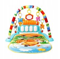 DUŻA MATA EDUKACYJNA DLA DZIECKA MUZYCZNA Z PIANINKIEM Interaktywna