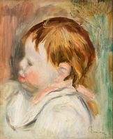 Baby’s Head, Pierre-Auguste Renoir - plakat 20x30 cm