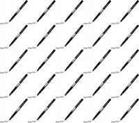 Foliopis D.Rect okrągła 0.7mm czarny x25