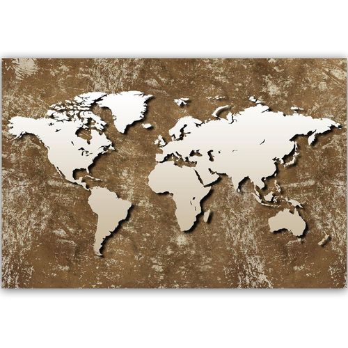 Obraz na płótnie - Canvas, Stara mapa świata retro 60x40 na Arena.pl
